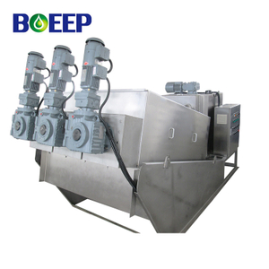  Wastewater Treatment Activated Sludge Filter Screw Press Dewatering